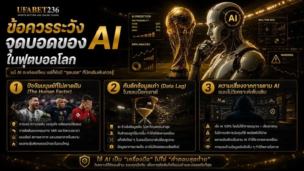 ข้อควรระวัง AI ในฟุตบอลโลก