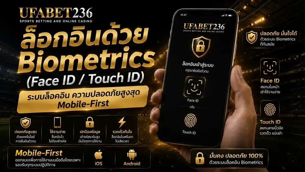 ล็อกอินยูฟ่าเบท Biometrics